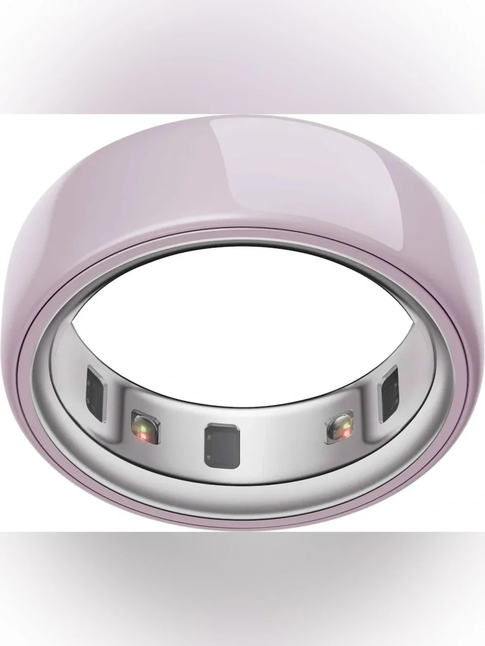NEW Pink Petal Ceramic Oura Ring 4 Smart Wellness Ring Size 9